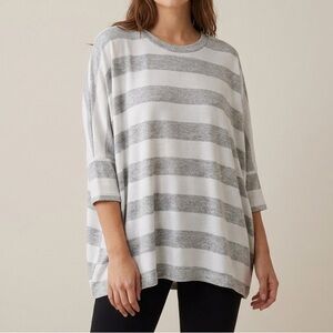 Pink Lily Make My Heart Sing
Striped Oversized Blouse Size Medium